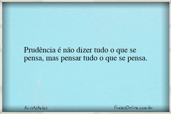 Frase de Aristóteles