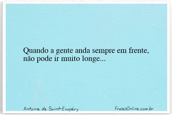 Frase de Antoine de Saint-Exupéry