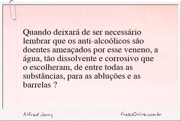 Frase de Alfred Jarry