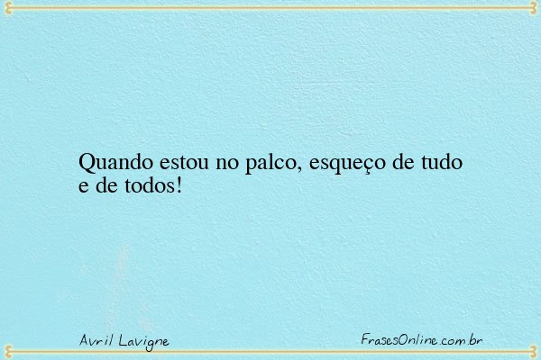Frase de Avril Lavigne