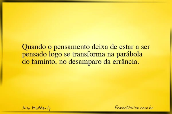 Frase de Ana Hatherly