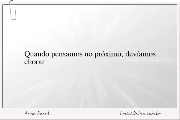 Frase de Anne Frank