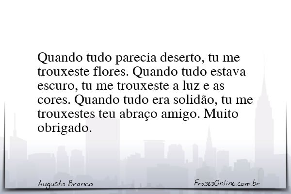 Frase de Augusto Branco