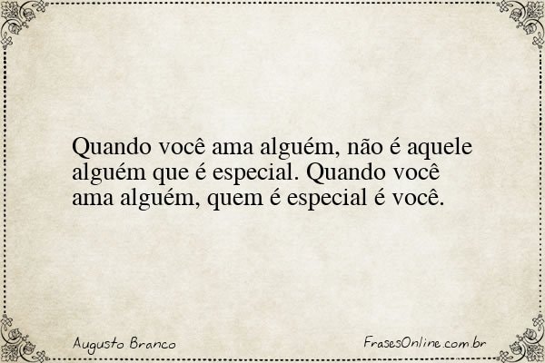 Frase de Augusto Branco