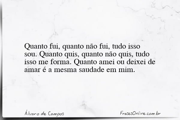 Frase de Álvaro de Campos