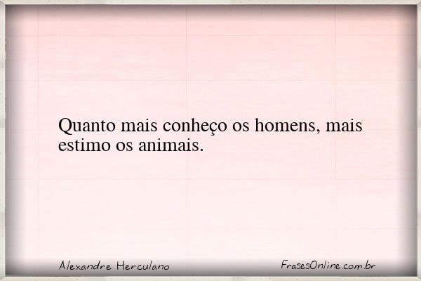 Frase de Alexandre Herculano