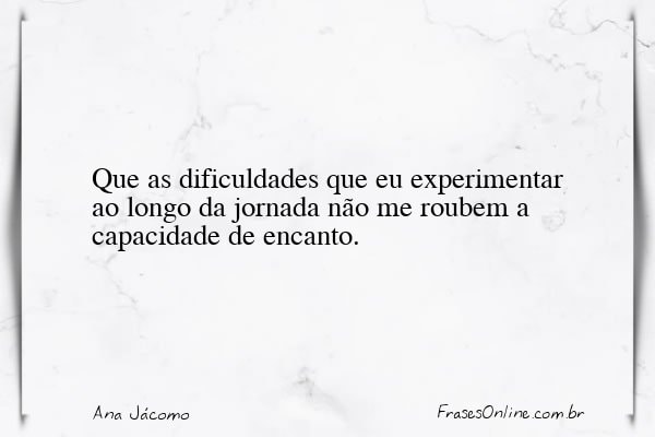 Frase de Ana Jácomo