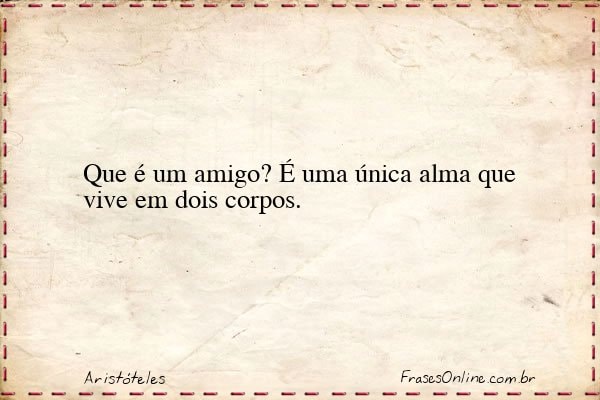 Frase de Aristóteles
