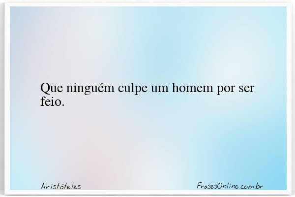 Frase de Aristóteles