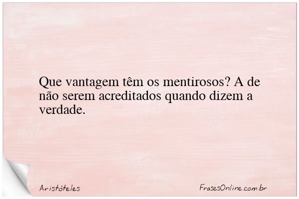 Frase de Aristóteles