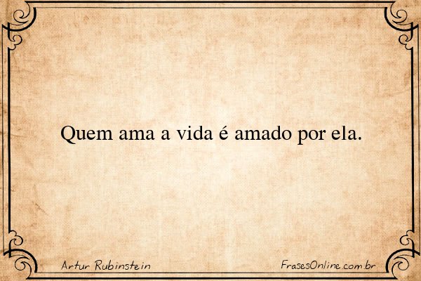 Frase de Artur Rubinstein