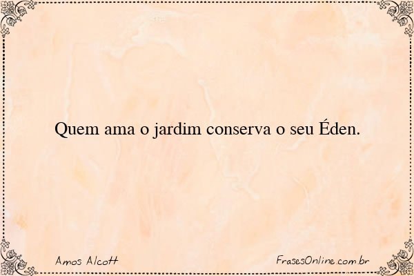 Frase de Amos Alcott