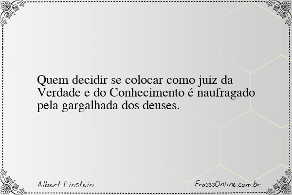 Frase de Albert Einstein