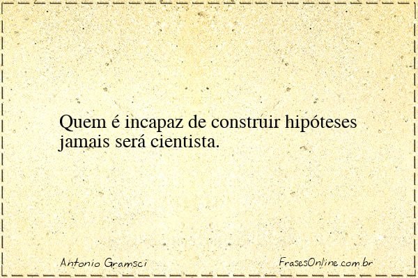 Frase de Antonio Gramsci