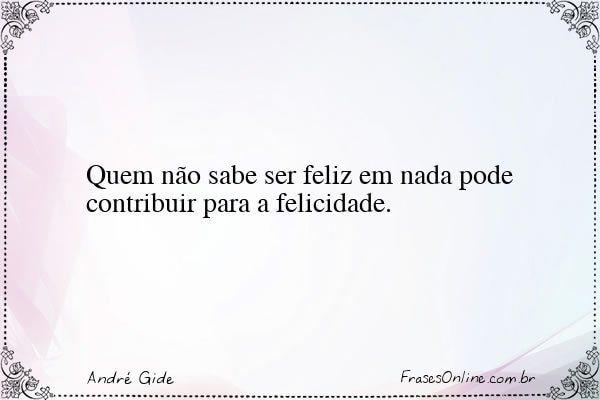 Frase de André Gide