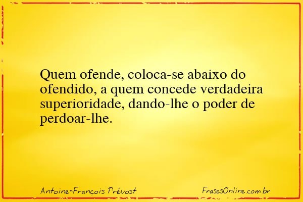 Frase de Antoine-François Prévost