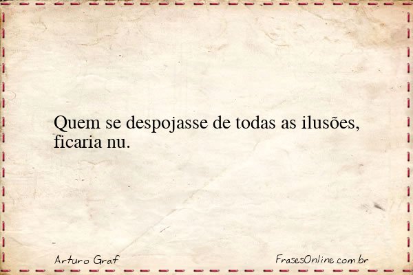 Frase de Arturo Graf