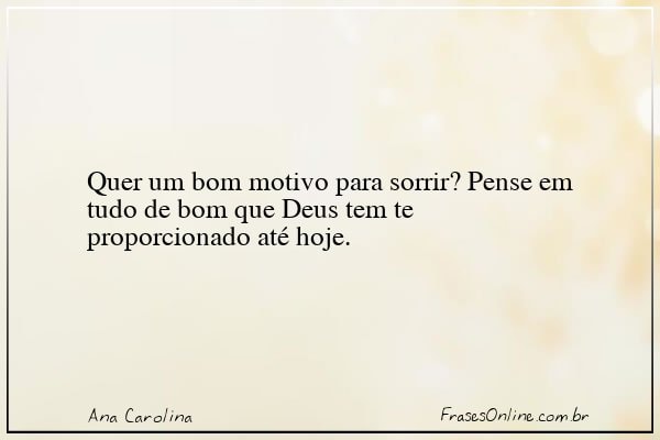 Frase de Ana Carolina