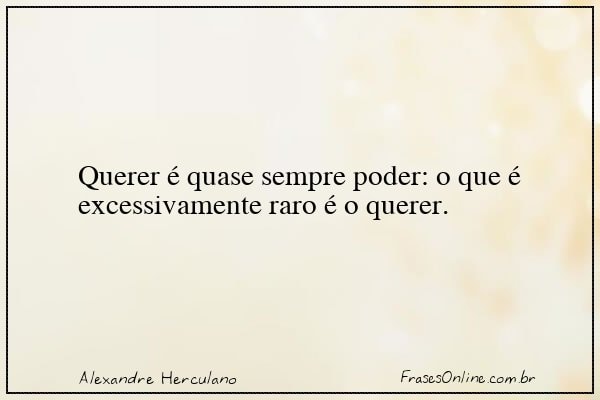 Frase de Alexandre Herculano