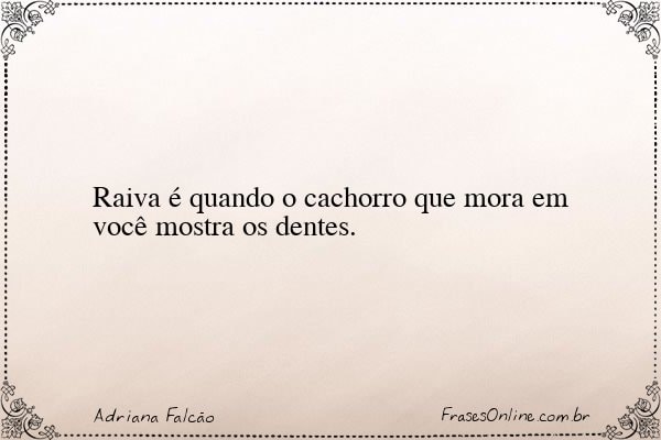 Frase de Adriana Falcão
