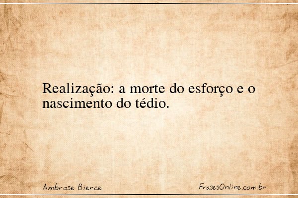 Frase de Ambrose Bierce