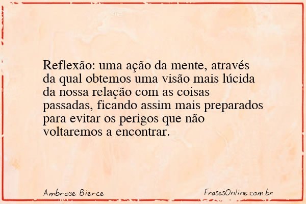 Frase de Ambrose Bierce