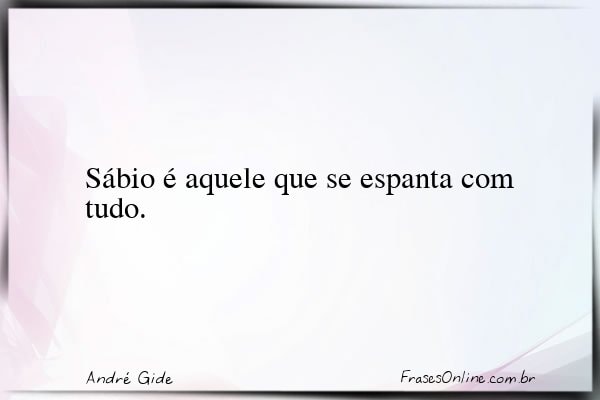 Frase de André Gide