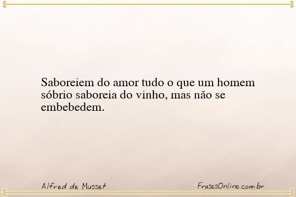 Frase de Alfred de Musset