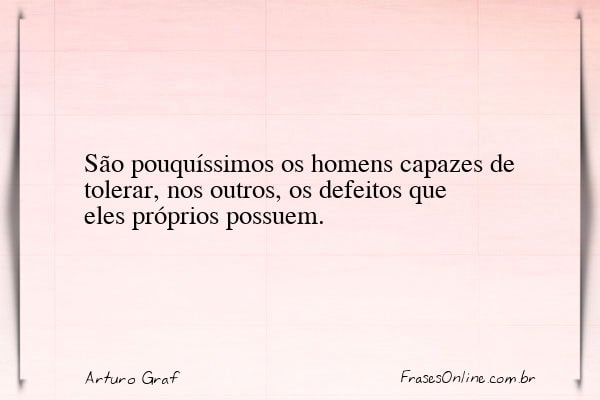 Frase de Arturo Graf