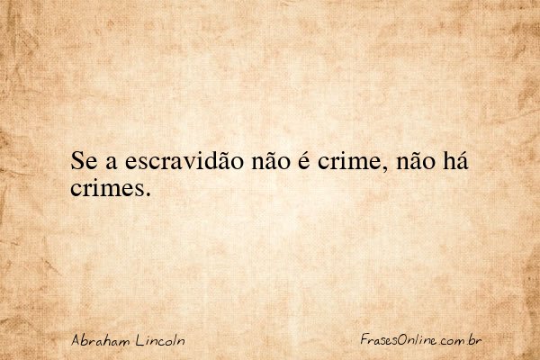 Frase de Abraham Lincoln