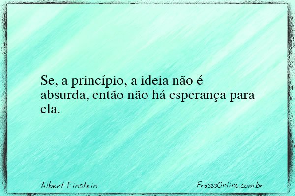 Frase de Albert Einstein