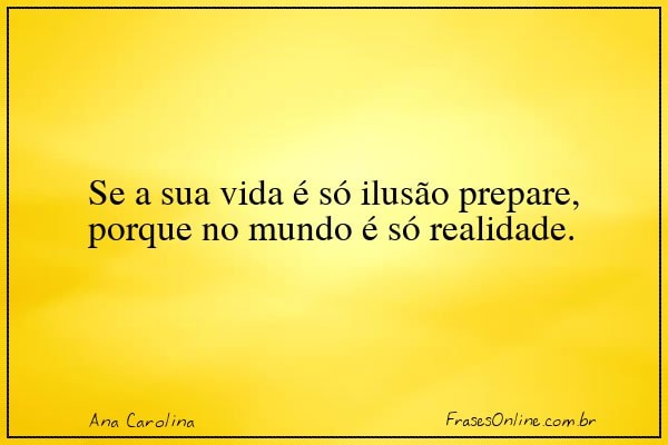 Frase de Ana Carolina