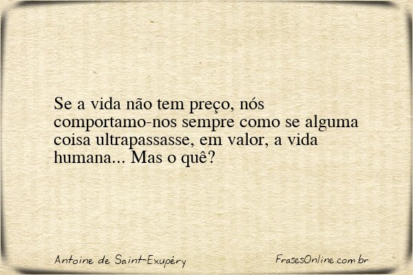 Frase de Antoine de Saint-Exupéry