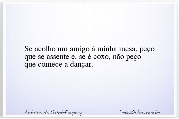 Frase de Antoine de Saint-Exupéry