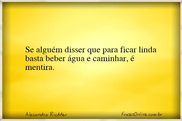 Frase de Alexandra Richter