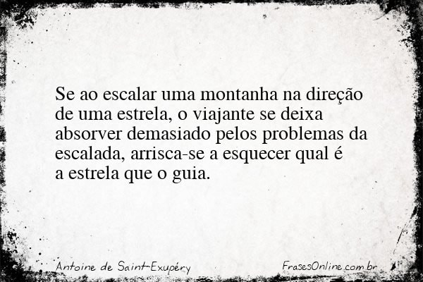 Frase de Antoine de Saint-Exupéry
