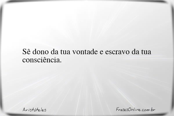 Frase de Aristóteles