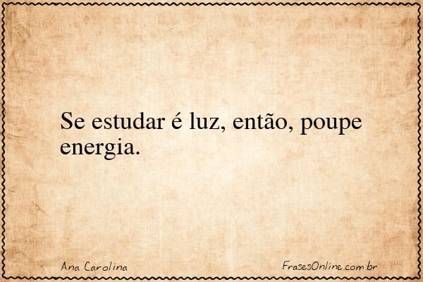 Frase de Ana Carolina