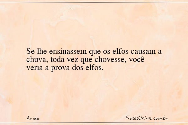 Frase de Ariex
