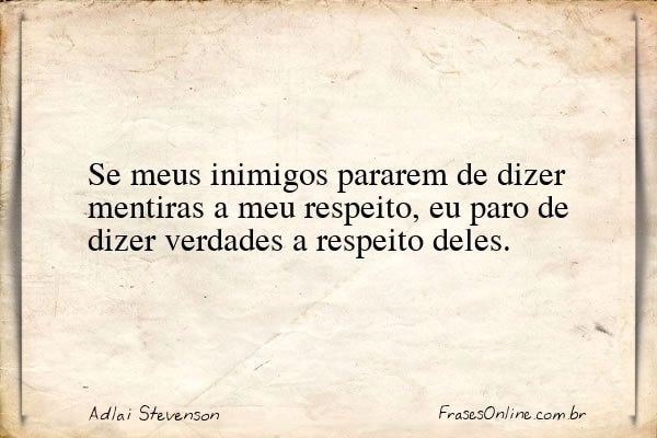 Frase de Adlai Stevenson