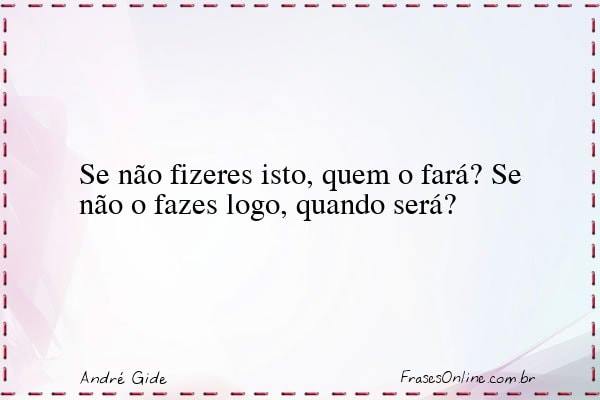 Frase de André Gide