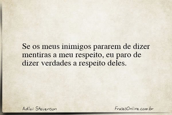 Frase de Adlai Stevenson