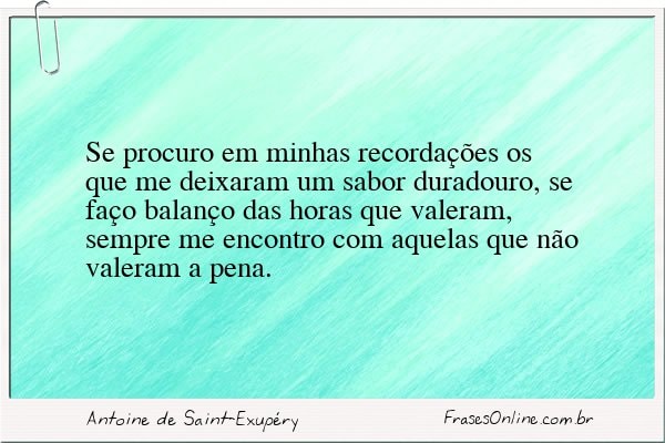 Frase de Antoine de Saint-Exupéry