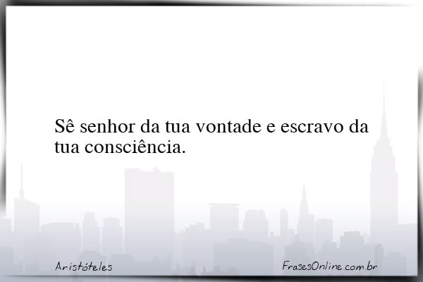 Frase de Aristóteles