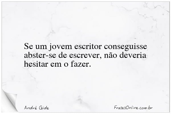 Frase de André Gide