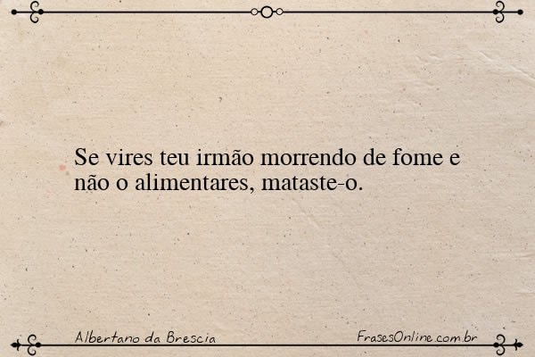 Frase de Albertano da Brescia