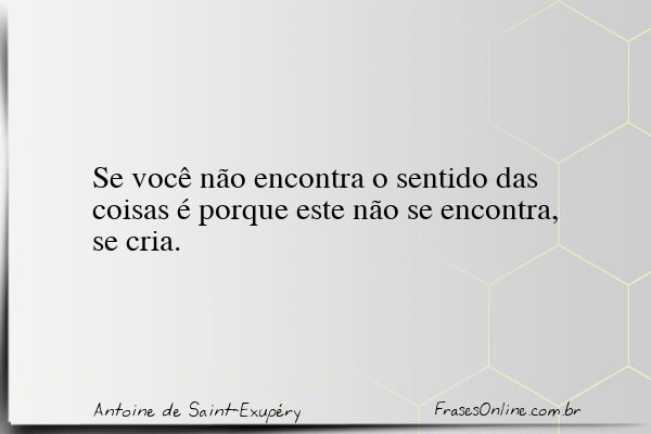 Frase de Antoine de Saint-Exupéry