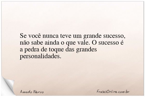Frase de Amado Nervo