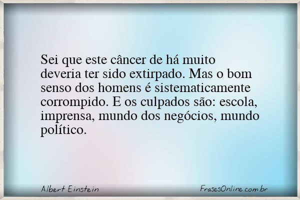 Frase de Albert Einstein