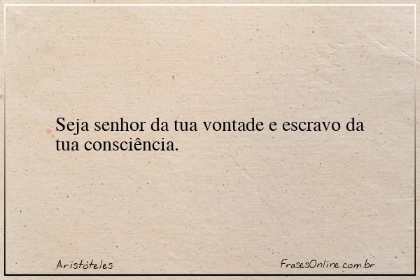 Frase de Aristóteles